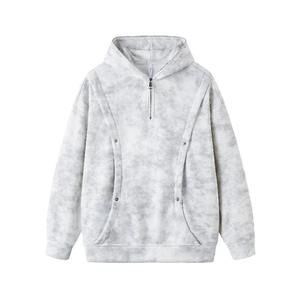 เสื้อฮู้ดแฟชั่นใหม่ ฤดูใบไม้ร่วง ฤดูหนาว ปักลาย ซิปเรียบ สีพื้น แบรนด์เทรนด์ ผู้ชาย ผู้หญิง ไซส์พลัส ผ้าฟลีซ เสื้อฮู้ดแบบสวม ฮิปฮอป - Product Image 3