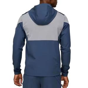 Chaqueta Deportiva de Dos Piezas para Hombre, con Logotipo Personalizado, Lavado Ácido, Forro Polar Impermeable y Cortavientos, de Secado Rápido, para Invierno - Product Image 2