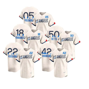 Camisetas de Béisbol Personalizadas para Hombre, Edición City Connect de Los Ángeles 2025, Tallas Grandes, con Logos Bordados y Cosidos, Uniformes - Product Image 1