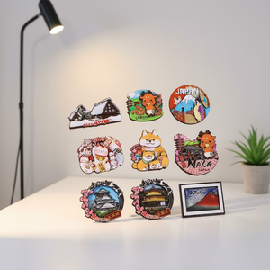 YAKELIKE Aimants de réfrigérateur personnalisés étanches pour tableau blanc, décoration de maison, affichage de photos et messages, motif dessin animé - Product Image 4