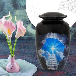 โกศสำหรับเถ้ากระดูกของมนุษย์สำหรับผู้ใหญ่บันไดขนาดใหญ่ไปยังสวรรค์-โกศฌาปนกิจเถ้าศพสำหรับงานศพของผู้ใหญ่โกศที่ระลึก - Product Image 6