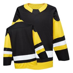Créez vos propres maillots de hockey sur glace et de football par sublimation, logo personnalisé par sublimation, maillot de hockey sur glace doré - Product Image 3