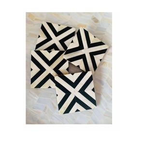 Square Shaped Bone Inlay <b>Coaster</b> Tea Coffee Drink <b>Coaster</b> With Holder Set of 4 Pc Modern Decoration Homemade <b>Coaster</b> - Product Image 1