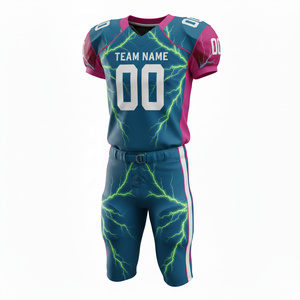 Conjunto de Uniforme de Fútbol Americano Sublimado Personalizado, Camiseta y Pantalones - Product Image 4