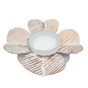 Soporte de luz T de hierro de estilo único decorativo de Navidad más vendido negro con soporte de vela de Color CopperWash personalizado disponible - Product Image 6