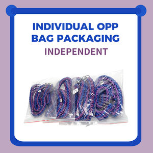 Sterke achtstrengige milieuvriendelijke nylon gevlochten hondenriem, <span class=keywords><strong>martingale</strong></span> kettinghalsband en treklijn met clip - Product Image 3