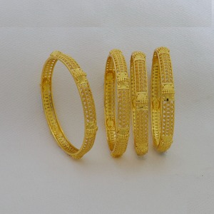 Elegantes Brazaletes de Moda para Mujer, Brazaletes de Aleación de Cobre, Brazaletes de Material de Aleación, Brazaletes de Moda Chapados en Oro - Product Image 6
