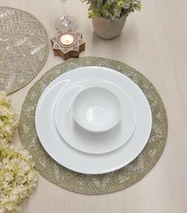 Posavasos y Manteles Individuales Bordados con Cuentas de Flores, Hechos a Mano, de Lujo y Ecológicos, para Uso en el Hogar y Bodas - Product Image 4