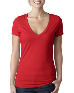 ¡Novedad de 2025! Camiseta básica de LICRA de algodón de alta calidad para mujer, Camiseta holgada de gran tamaño con cuello en V, camisetas de manga corta para mujer - Product Image 1