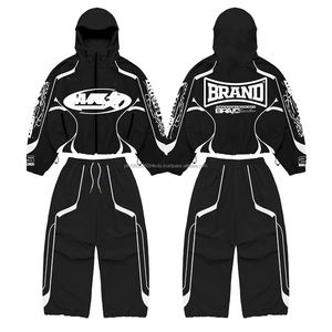 Conjunto Deportivo Personalizado con Sudadera con Cremallera Reflectante de 3m y Pantalones Deportivos de Nailon, Chaqueta Cortavientos Ligera - Product Image 1