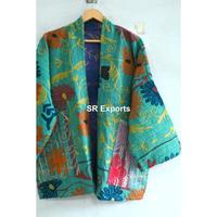 Vestes Vintage Suzani Kantha Veste Bohème Hippie Designer Coupe ample Coupe régulière Veste de taille