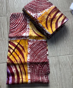 Tissu Wax Africain Imprimé Ankara de Haute Qualité 100% Coton 120g/m² Motif Teint pour la Couture de Chemises et de Motifs Hollandais - Product Image 5