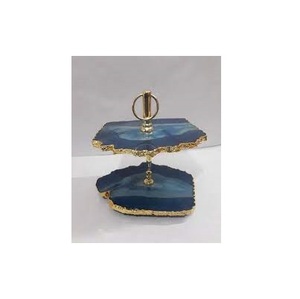 ขาตั้งเค้กทำด้วยมือพร้อมฝาปิด,ขาตั้งเค้กทำจากเรซิ่นรอมฎอนสำหรับตกแต่งงานแต่งงาน - Product Image 3