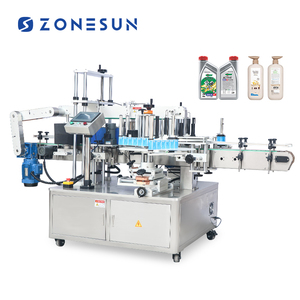 ZONESUN ZS-TB300 Etiquetadora Automática de Adhesivos para Superficies Planas, Aplicadora de Etiquetas para Botellas de Detergente para Ropa, Máquina Etiquetadora de Doble Cara - Product Image 1