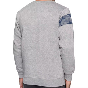Custom <b>Men's</b> Autumn Embroidered Cotton Pullover Regular Fit O-Neck Streetwear Crewneck Sweatshirt - Product Image 2