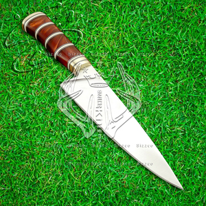 High Quality Custom D2 Steel Professional Chef <b>Knife</b> Smooth Cutting Comfortable Resin Leather Sheath Damascus <b>Sharpening</b> Kitchen - Product Image 2