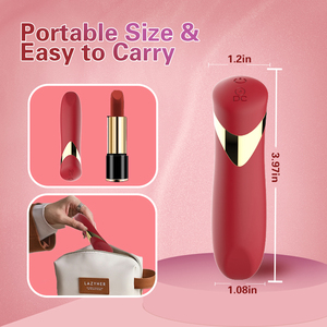 Vibrateur en silicone Young Will Lipstick, jouet sexuel féminin, mode rechargeable, mini-vibrateur, stimulation érotique - Product Image 3