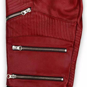 Pantalones de Cuero para Hombre de Alta Calidad, Estilo Casual, Color Sólido, Más Vendidos, Estilo Urbano, Rectos, Ligeros, Cintura Media - Product Image 6