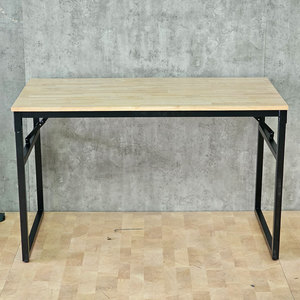 120x60cm Foldable <b>Desk</b> with <b>Folding</b> Legs Made of Rubberwood Model SPD68177 - Product Image 3