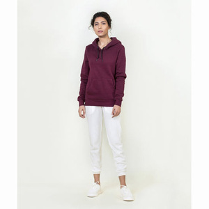Vente en gros 2025 – Nouveaux sweats à capuche décontractés pour femmes, 100 % coton, respirants, écologiques, de haute qualité, avec logo frontal, personnalisables - Product Image 1