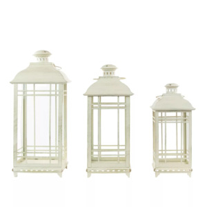 Bougeoirs et lanternes en métal noir à dessus ouvert de style européen pour la décoration de la maison, mariage, noël - Product Image 6