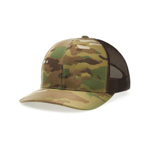 Gorras trucker de perfil medio con diseño personalizado, gorras para exteriores con visera curva para adultos, parte trasera de malla, personalizables. - Product Image 1