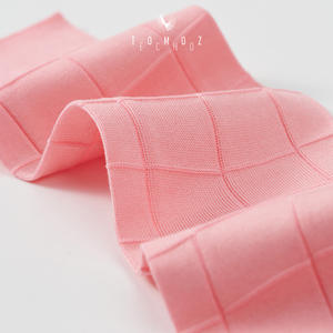 Calzini Eleganti da Uomo in Cotone Rosa Personalizzabili <span class=keywords><strong>con</strong></span> Design a Risvolto, Traspiranti, per Uso Quotidiano e Business - Product Image 3