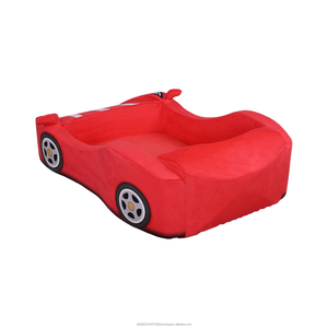 เตียงเด็กทรงรถแข่งโฟมนุ่มทันสมัย ดีไซน์ปลอดภัยสำหรับห้องเด็กเล็ก - Product Image 2