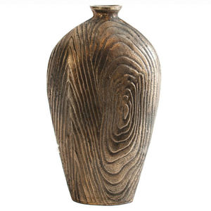 Maceta y jarrón de metal pulido brillante hecho a mano para decoración del hogar de la sala de estar - Product Image 6