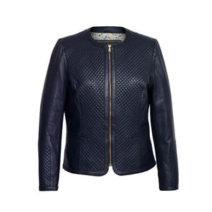 Veste courte en faux cuir de haute qualité conception légère et respirante pour les femmes vêtements décontractés de printemps plusieurs couleurs - Product Image 3