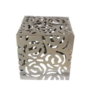 Nouvelle arrivée tabouret en aluminium chromé meubles en métal salon extérieur et intérieur tabourets de bar avec haut de gamme poli - Product Image 6