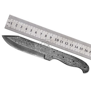 Acero de Damasco Hecho a Mano de 192 Capas, 25mm 95mm 58-62 HRC, Patrones de Gota de Lluvia Personalizables OEM, Cuchillo de Bolsillo para Supervivencia y Caza - Product Image 6