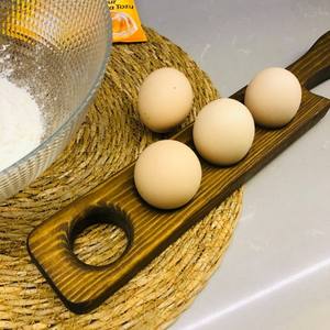 Stockage d'oeufs frais Porte-oeufs en bois Comptoir de ferme Porte-oeufs en bois - Product Image 1