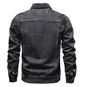 Veste vintage pour homme en coton 100% de haute qualité, impression personnalisée, broderie de logo, streetwear, veste vintage personnalisée pour homme - Product Image 2
