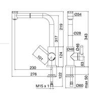 Mitigeur de salle de bain moderne et élégant en laiton, fabriqué en Italie, monotrou, monocommande, à poser sur le plan, avec garantie de 2 ans, pour l'exportation.