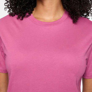 Vente flash T-shirts pour femmes toutes tailles en gros Coton Mode Coloré Décontracté Personnalisez votre logo de marque Vente en gros T-shirt 100% coton - Product Image 4