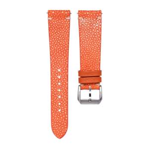 Artisan Stingray Leather <b>Watch</b> Strap Natural Pebble Texture Durable Handmade Flexible Fit Multicolor and Sizes Options 18mm-22mm - Product Image 5