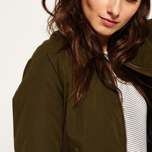 Approvisionnement direct en usine Blouson aviateur pour femmes sur mesure Matériau respirant Taille XL Longue longueur Service OEM - Product Image 6