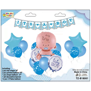 Kit d'arche de ballons pour révélation du sexe du bébé, décoration de fête prénatale, anniversaire, mariage, Saint-Valentin - Product Image 1