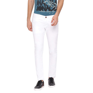 Pantalones vaqueros para hombre de alta calidad Diseño de patrón sólido Ropa clásica al por mayor del fabricante MOQ bajo - Product Image 1