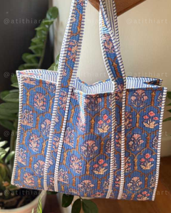 Bolsa de Mano Reutilizable Acolchada de Algodón con Cierre de Cremallera y Logotipo Personalizable - Bolsa de Transporte de Tela Sostenible - Product Image 2