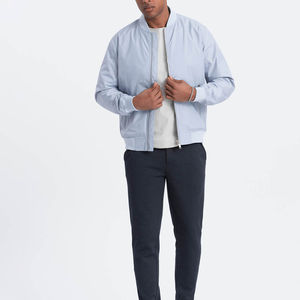 Blouson aviateur pour homme, logo personnalisé OEM, blouson aviateur pour homme en polyester de haute qualité, léger, vente en gros, blouson aviateur pour homme d'hiver - Product Image 5