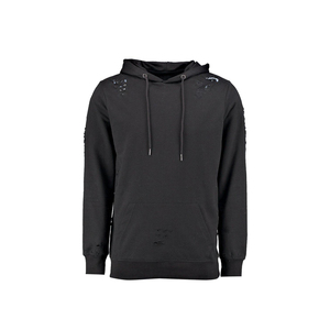 Nuevas Sudaderas con Capucha Estampadas de Algodón 100% Estilo Urbano Personalizadas Oversize Desgastadas para Hombre, Lisas al por Mayor, Invierno 2025 - Product Image 4