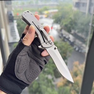 Navaja de bolsillo plegable personalizada EDC para caza al aire libre, navaja personalizada MOQ bajo - Product Image 5