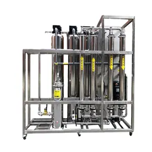 Máquina comercial de osmose reversa para equipamentos de tratamento de água, dispositivo de purificação alcalina pura, planta de filtro deionizada, 500LPH