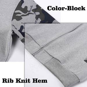 OEM survêtement de haute qualité pour hommes avec manches longues tissu de coton léger grande taille et épaisseur lourde - Product Image 3