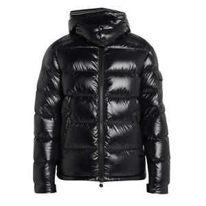 แจ็กเก็ตแบบพองสำหรับผู้ชายเสื้อโค้ทบุฟองผ้าคอตตอนพิมพ์โลโก้สำหรับผู้ชาย - Product Image 4