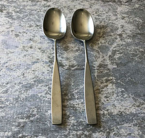 Design gravé Ustensiles de cuisine Couverts Maison Hôtels Couverts De Table Dessert Ware Y Compris Cuillère De Mariage De l'Inde - Product Image 6