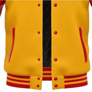 OEM Varsity Jacket con logotipo personalizado Última moda de alta calidad Unisex Wear Elegante Varsity Jacket - Product Image 4