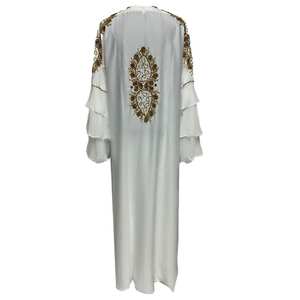 Luxury Modest <b>Women</b> <b>Abaya</b> Farasha Jalabiya Arab Dress With Stone Works - Product Image 3